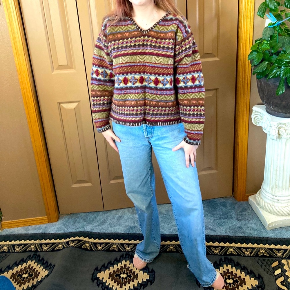 Wool rich, Wool sweater outdoor wear